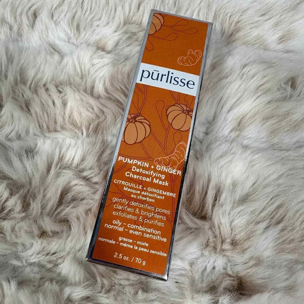 Purlisse Pumpkin and Ginger‎ Detoxifying Charcoal Mask 2.5oz/70g
